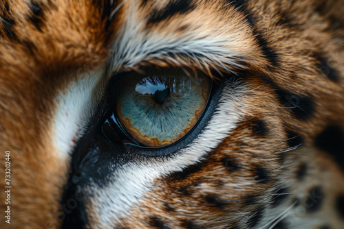 Close-up of a tiger s face