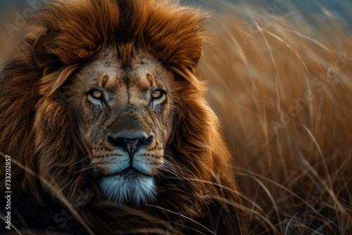 Beautiful Close-Up Lion Portrait © MNFTs