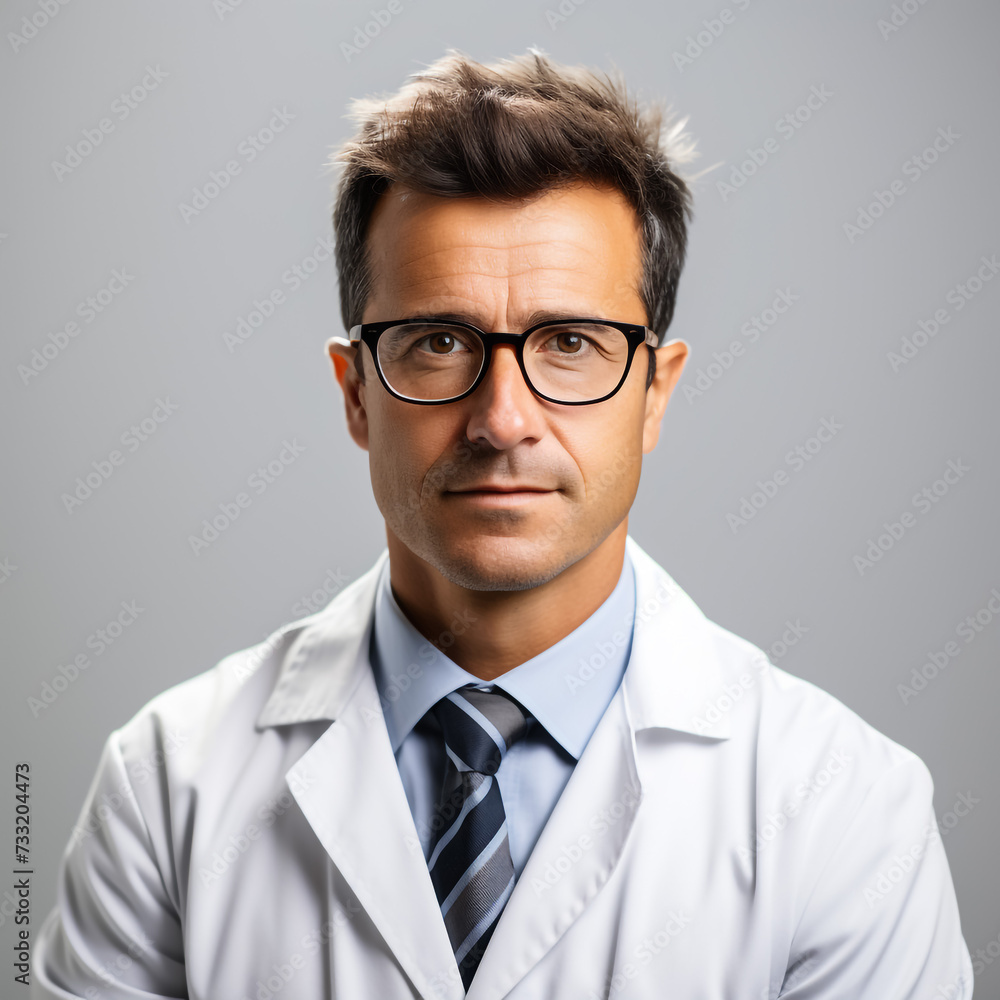 handsome young man in suit on grey background. Business man