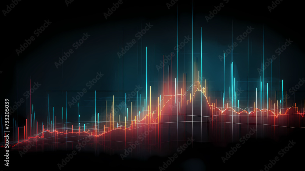 Stock market abstract background, economic and infographic concept Stock market abstract background, economic and infographic concept