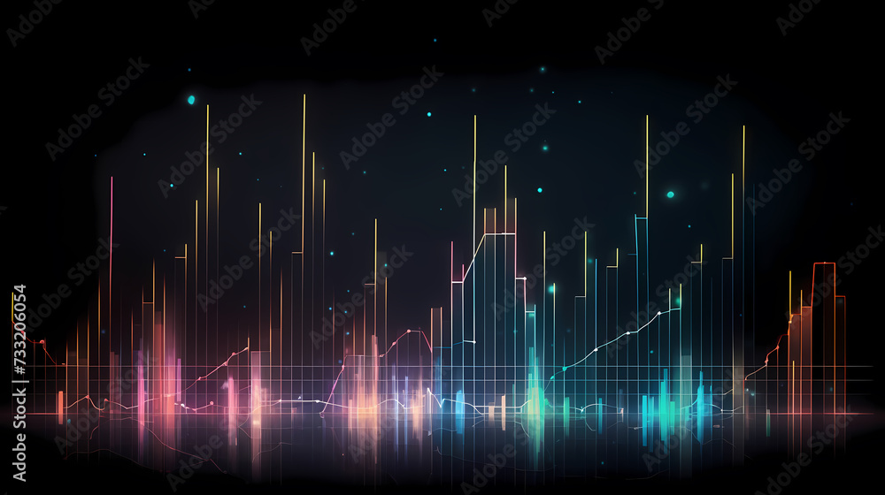 Stock market abstract background, economic and infographic concept Stock market abstract background, economic and infographic concept