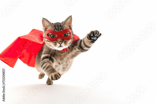 Flying superhero cat © erika8213
