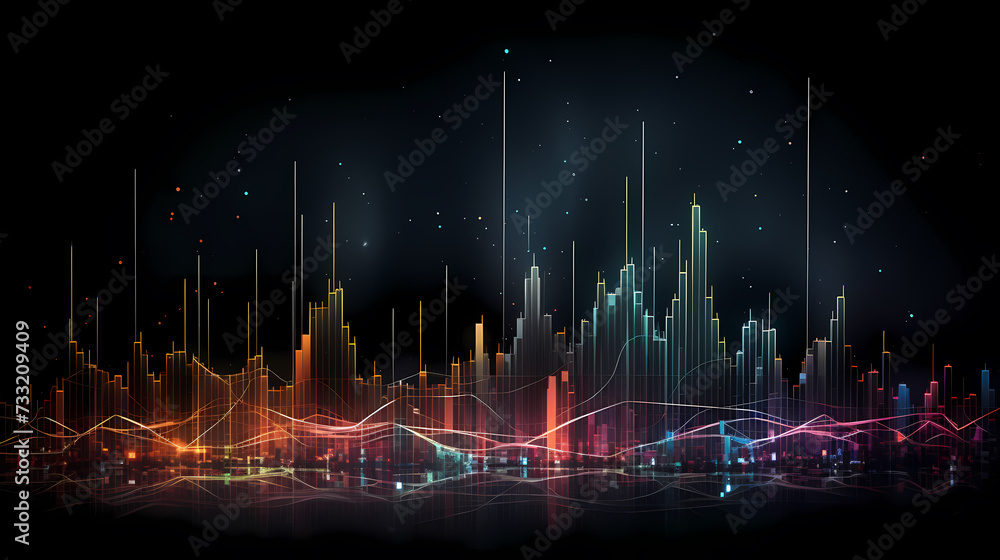 Stock market abstract background, economic and infographic concept Stock market abstract background, economic and infographic concept