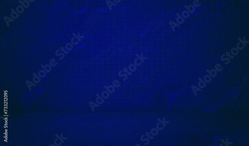 abstract dark blue emperador marble stone room use as background with blank space for design or product displayed. abstract marble texture (natural patterns) backdrop. empty room, montage image. © WONGSAKORN