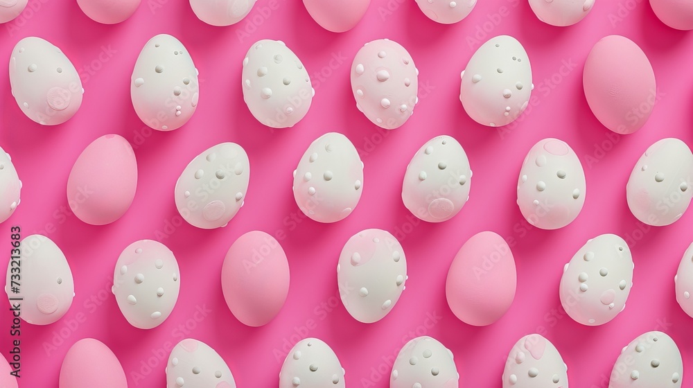 pink easter eggs
