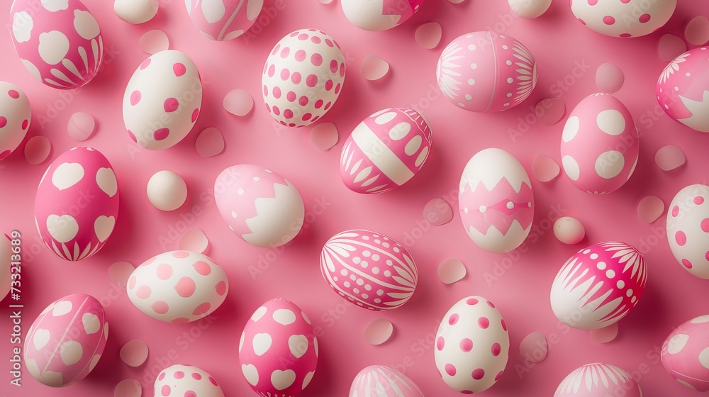 pink easter eggs