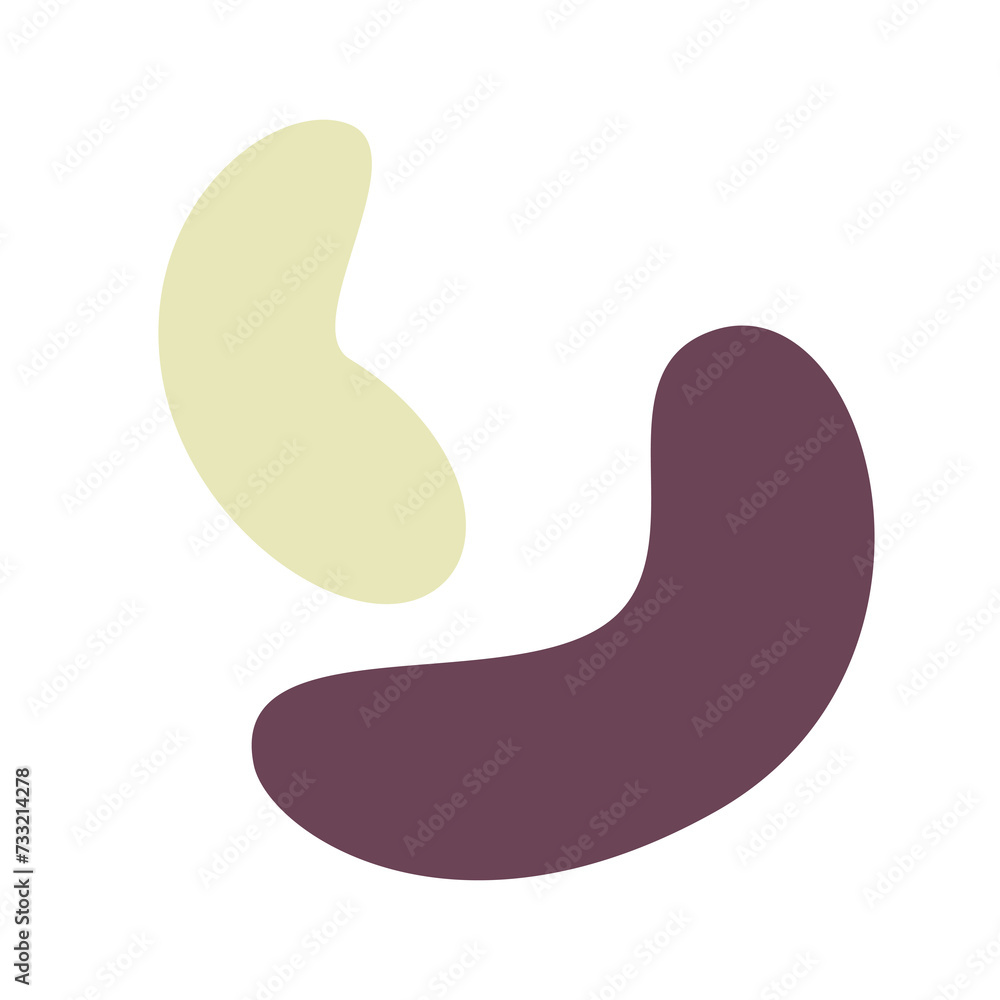 abstract trendy shape element