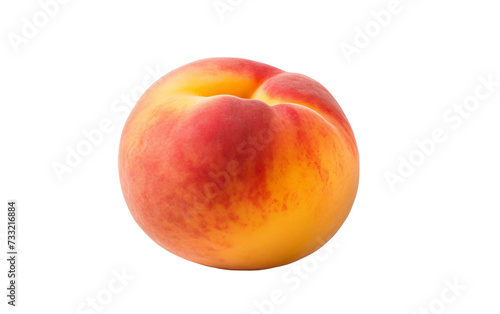 Juicy Peaches Isolated on Transparent Background PNG.