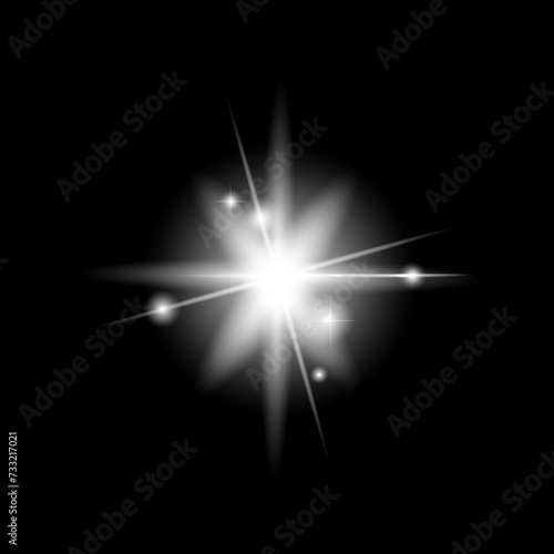 Star light with flare