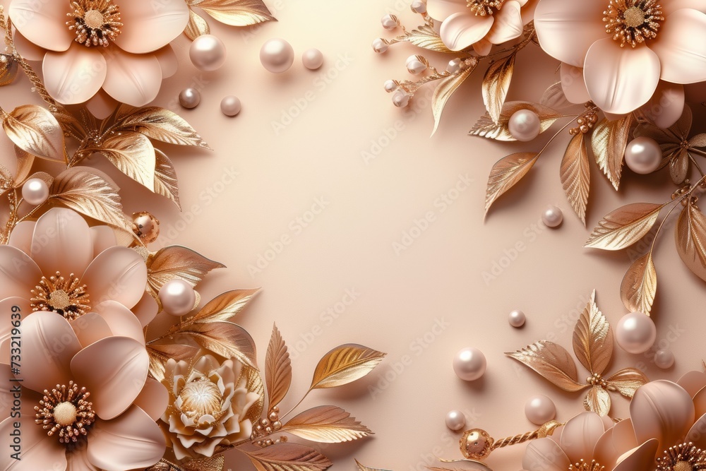 pink background with flowers pink background with flowers