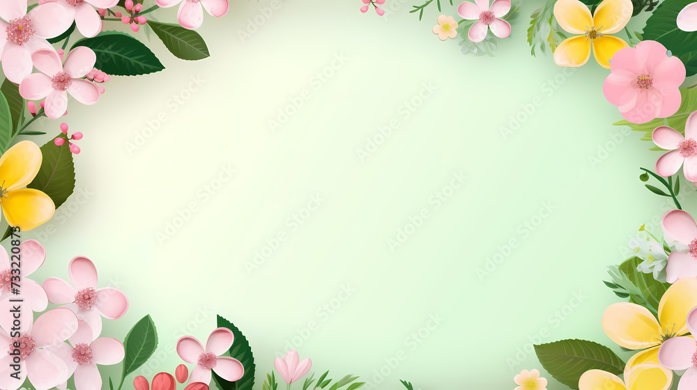 Spring nature background, ecology and healthy environment concept