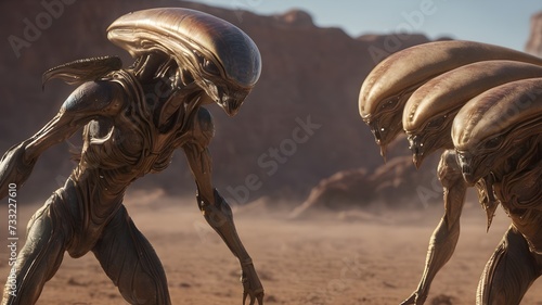 Realistic Alien Background Very Cool