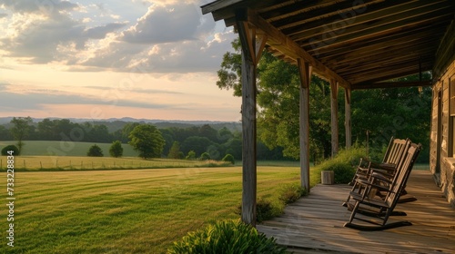 Rustic Farmhouse Porch