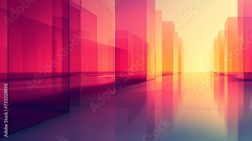  Sunrise in the City of Glass