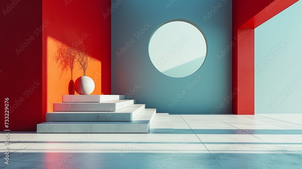 Fototapeta premium Investment Impression: Minimalist design with bold elements, leaving a lasting impression of sophistication and expertise in investments
