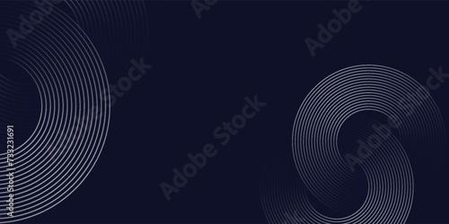 Spiral sound wave rhythm line dynamic abstract vector background modern. photo
