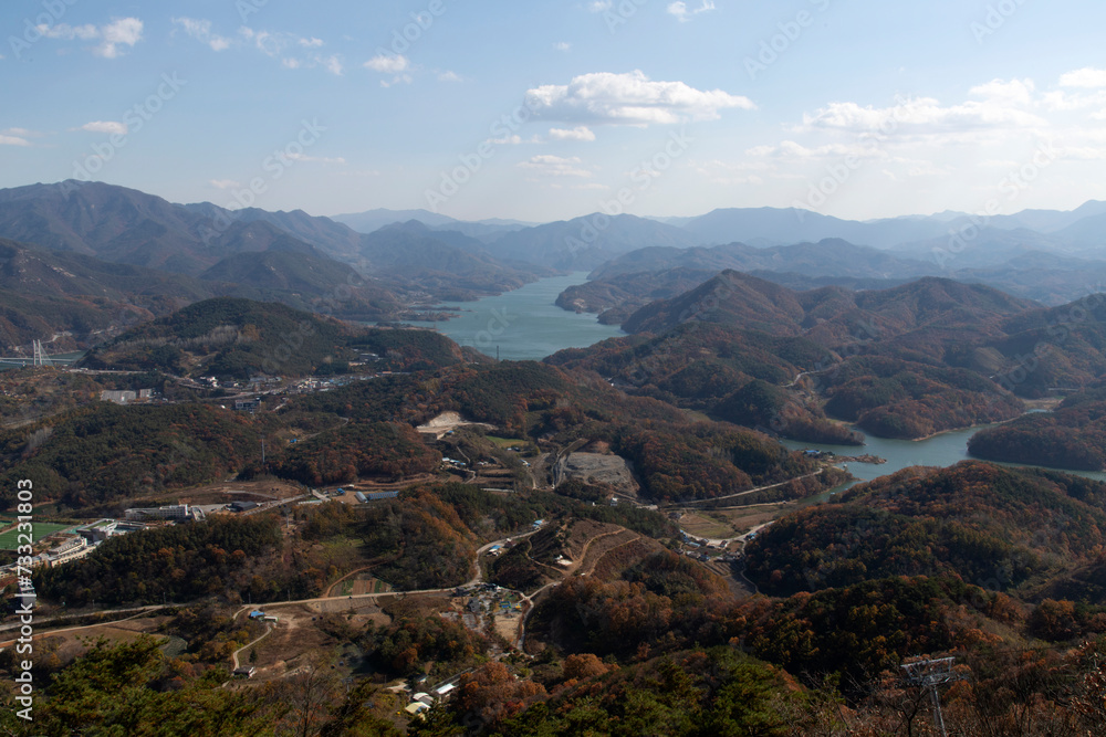 Fototapeta premium view from the mountain