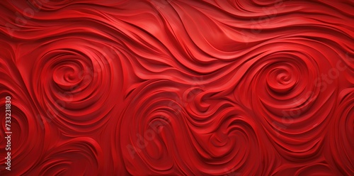 Red swirl pattern paper in the style of subtle ink