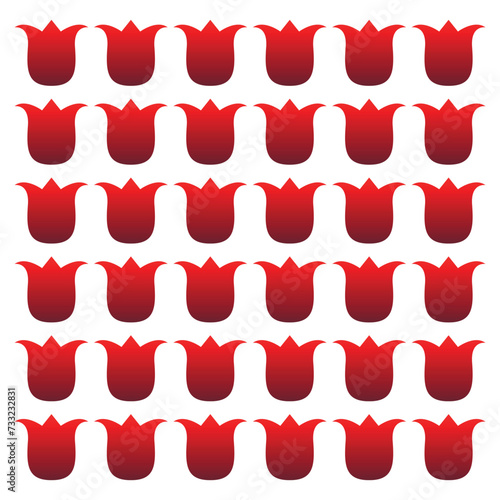 velvety red tulip flowers background