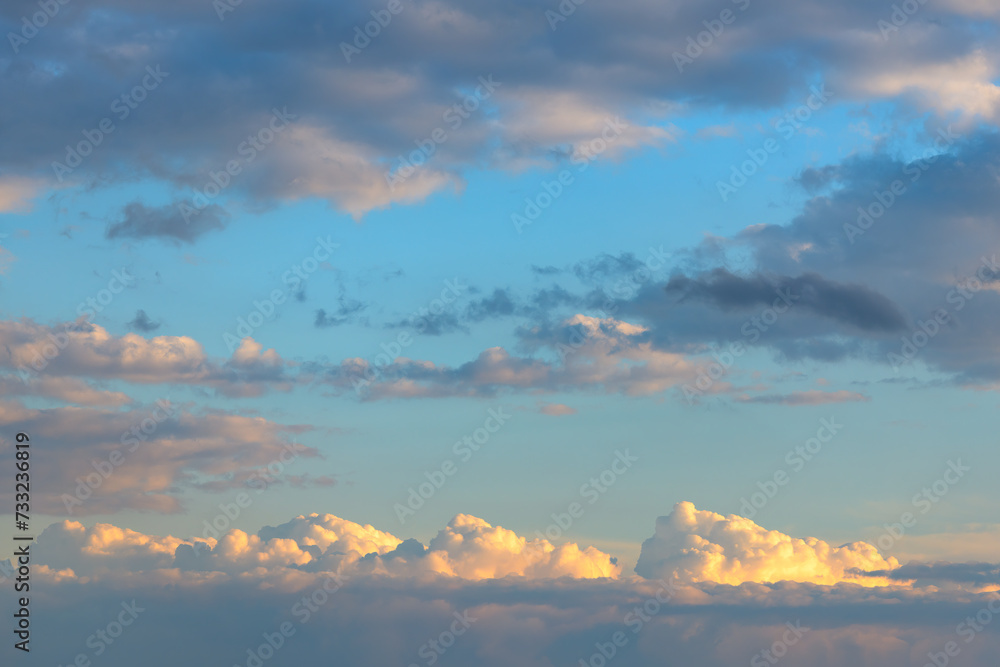 Beautiful morning sky, natural design element Beautiful morning sky, natural design element