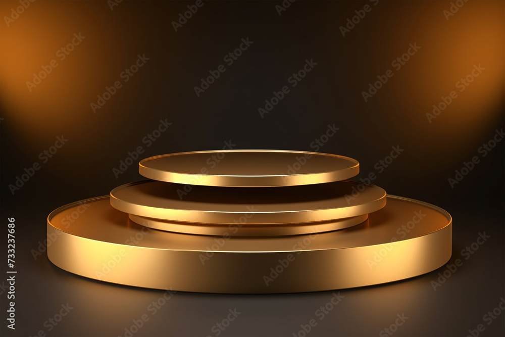 Luxury podium for product presentation generative AI Luxury podium for product presentation generative AI