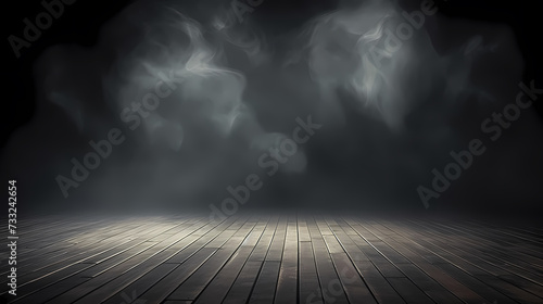 Empty concrete floor  universal minimalist background for presentations