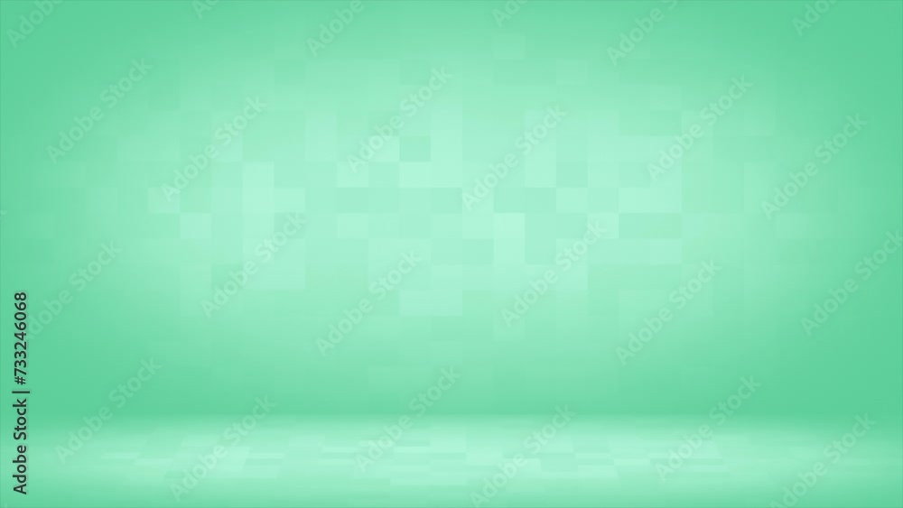 Turquoise color simple and classy empty room business background, elegant loop able background Turquoise color simple and classy empty room business background, elegant loop able background