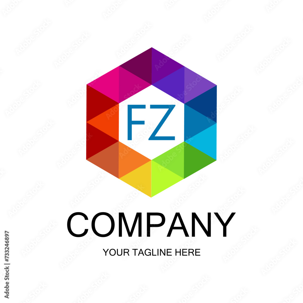 FZ letter logo creative design with vector graphic, FZ simple and modern logo. FZ letter logo creative design with vector graphic, FZ simple and modern logo.