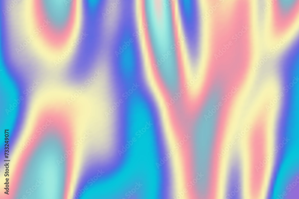 Y2k Holographic Aesthetic abstract gradient pastel rainbow unicorn ...