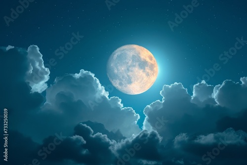 Moonlit Sky with Moving Clouds © Louis Deconinck