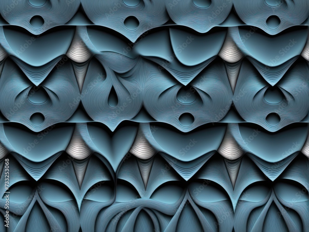 Fractile, seamless pattern. Fractile, seamless pattern.