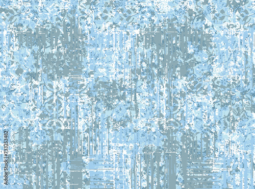 water seamless pattern with grunge effect