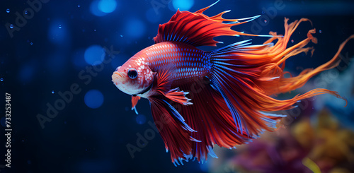 Obraz na płótnie beta fancy goldfish 