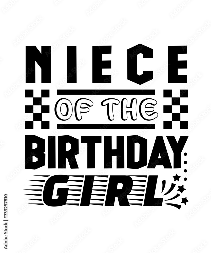 birthday girl svg design