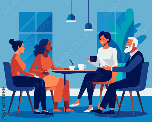 conversation people talking chat comment communication conference consultation debate discussion exchange gossip hearing observation questioning remark speech talk visit meeting  