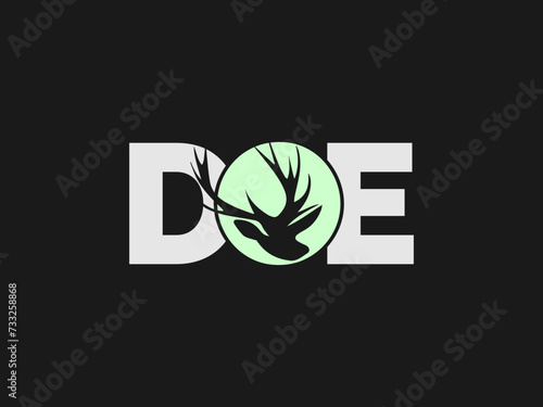 Logo with negative space style. Creative negative space logo with background and unique vectors. Letter logo vector with solid color.  Initial logo, negative space vector , clean and clever designs.