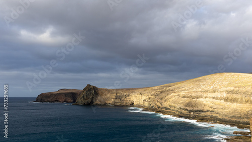 Wallpaper Mural Coastline and  volcanic rock in Puerto de las Nieves, Gran Canaria, Spain Torontodigital.ca