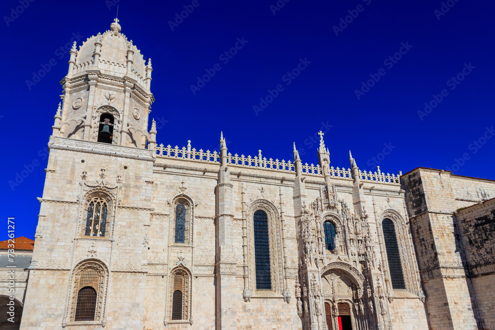 Jeronimos monastery or Hieronymites Monastery in Lisbon, Portugal