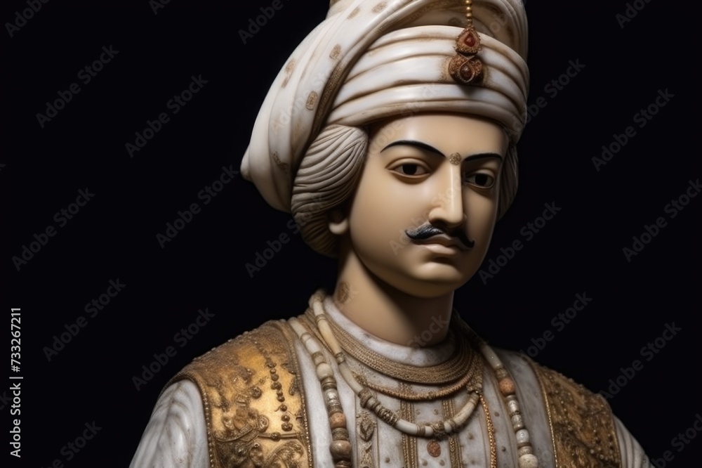 Shah Abbas I realistic statue Shah Abbas I realistic statue
