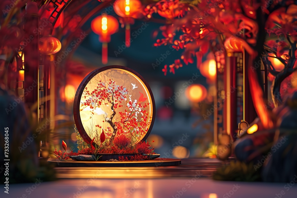 Obraz premium Taiwan Lantern Festival. 