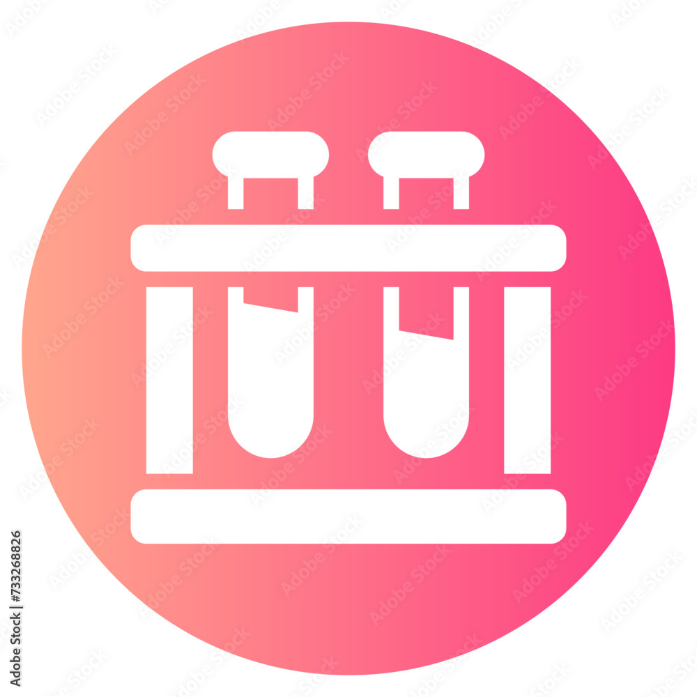 test tubes gradient icon test tubes gradient icon