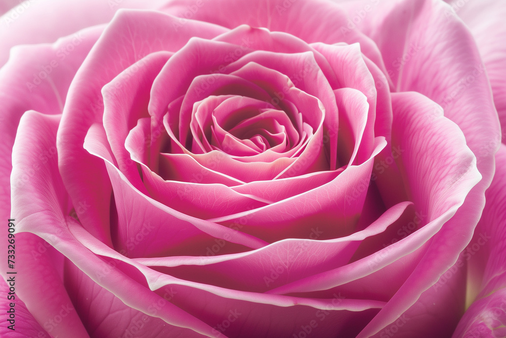 Perfect blooming pink rose - Generative AI Perfect blooming pink rose - Generative AI