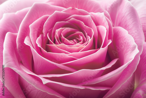 Perfect blooming pink rose - Generative AI