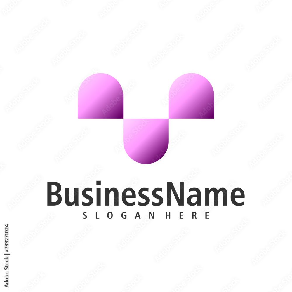 Obraz premium Letter T logo design vector. Creative Initial T logo concepts template