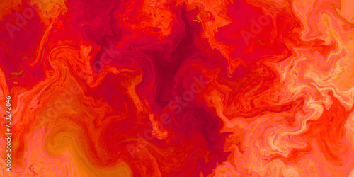 Dark red marble oil ink liquid swirl texture for do ceramic counter dark red abstract light background, red Oil or Petrol liquid flow, liquid metal close-up, wide horizontal banner. 