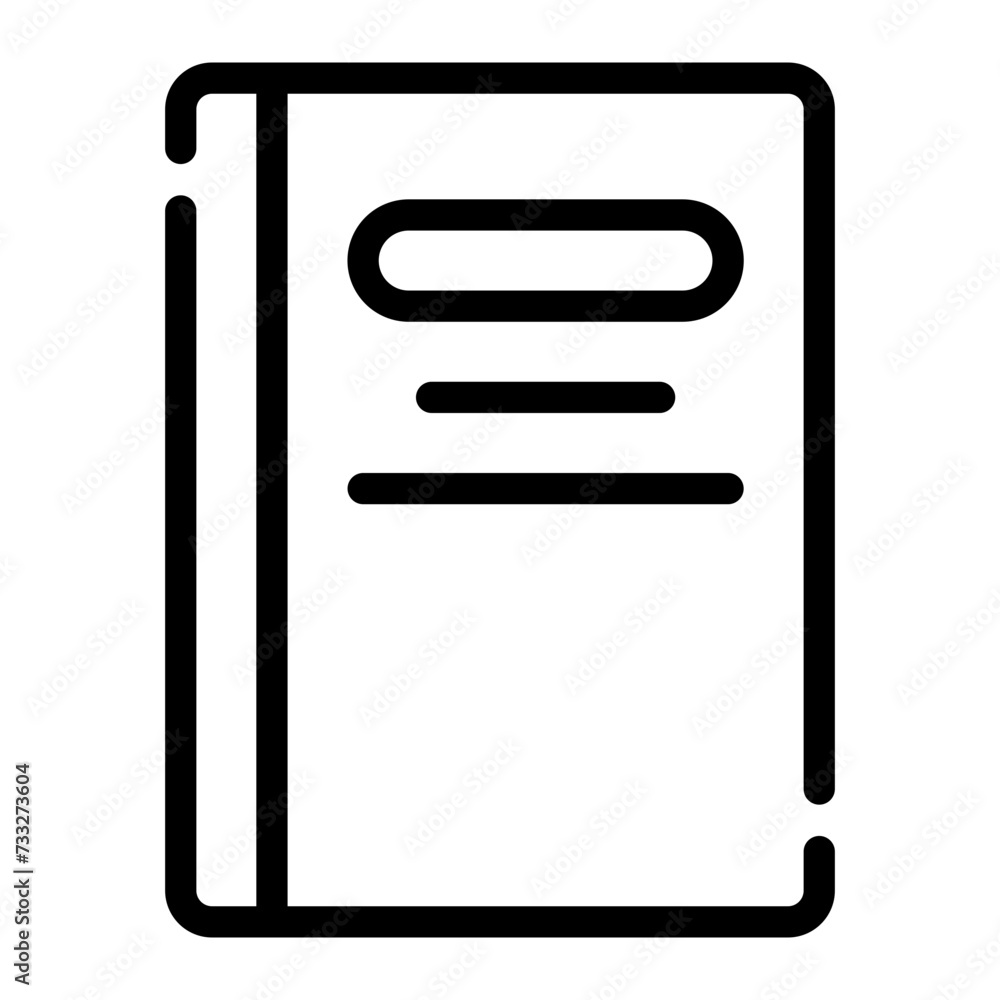 book line icon