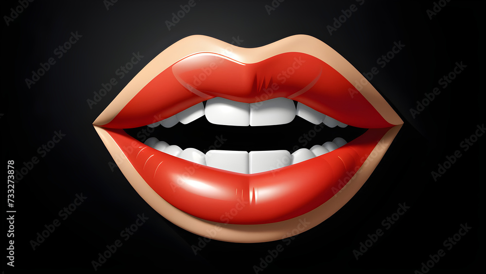 mouth icon isolated on a black background. lips isolated on a black background mouth icon isolated on a black background. lips isolated on a black background