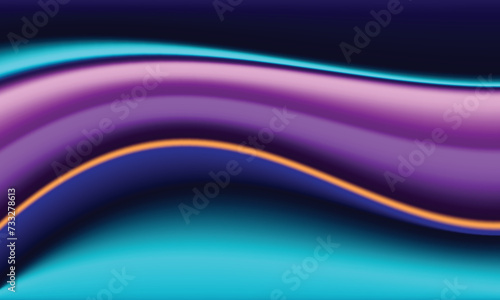 Colorful and wavy gradient mesh background. Abstract fluid color gradation backdrop. Liquid lines design for poster, presentation, banner, cover, leaflet, pamphlet, or catalog.