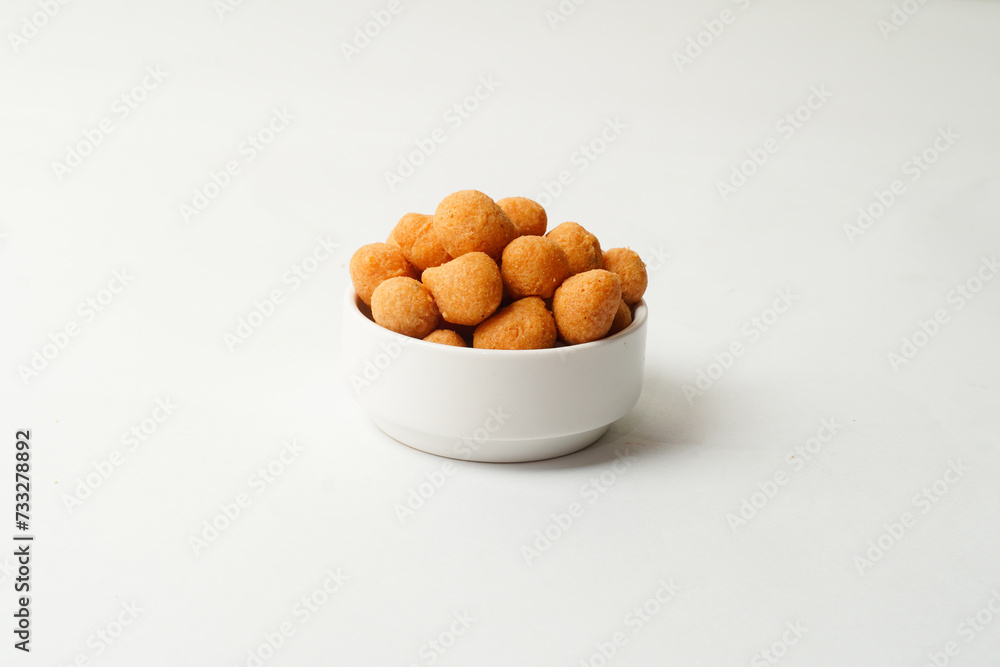 Boondi dall in white bowl Boondi dall in white bowl