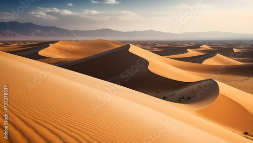 illustration of desert sand dunes